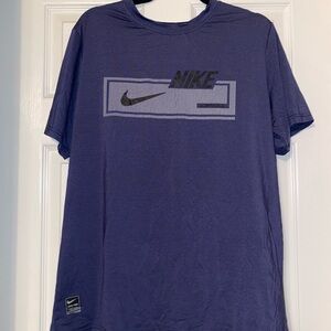 Nike Men's Short Sleeve Purple Tee